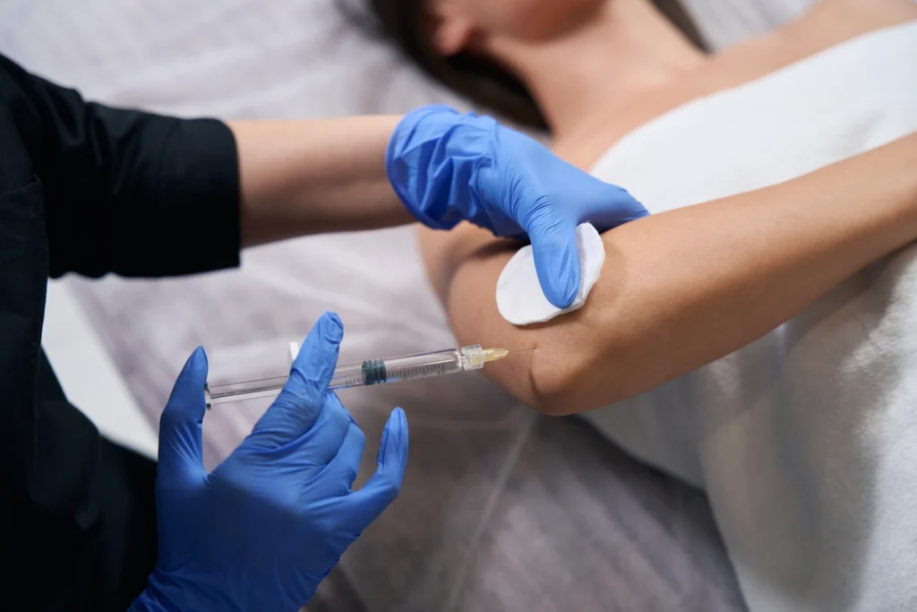 Hyaluronic acid injection